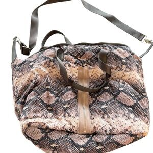 Stella & Dot Snake Print Tote Bag